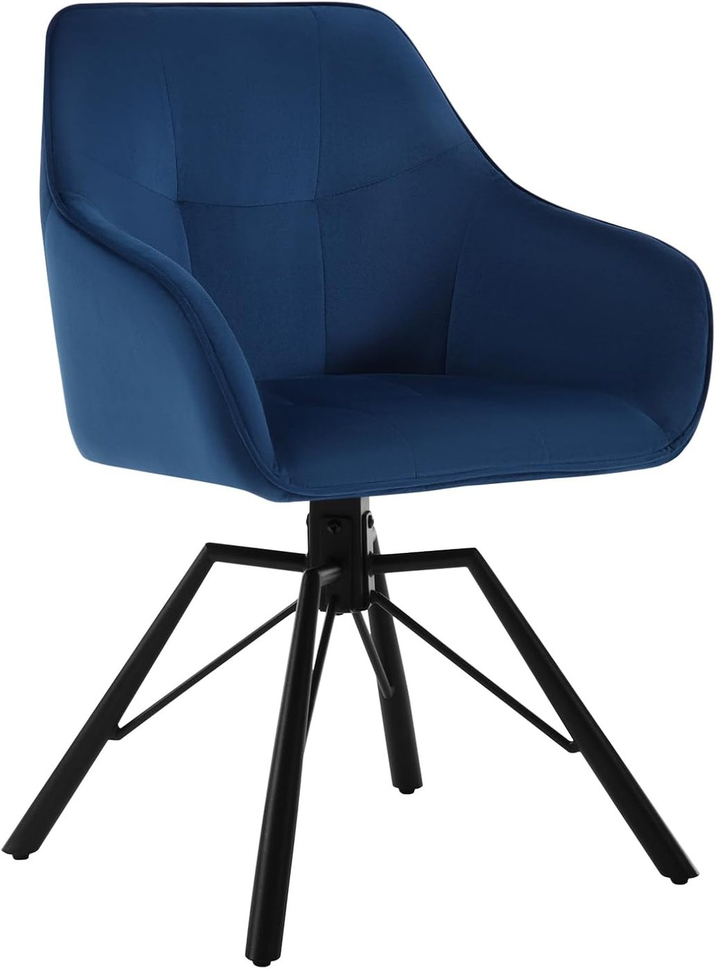 Velvet Swivel Dining Chair, Single Chair