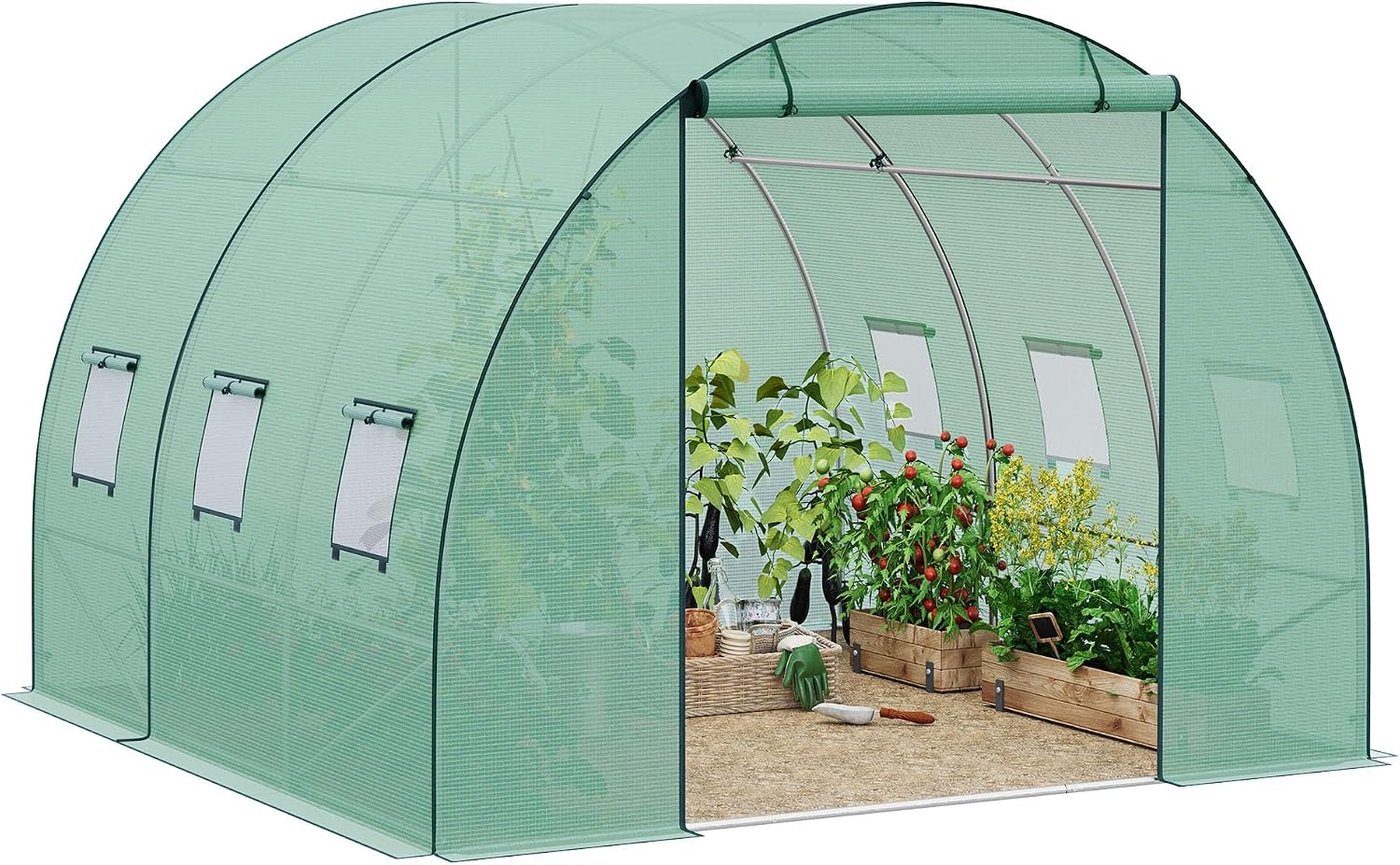 Polytunnel Greenhouse 3 × 3 × 2 m