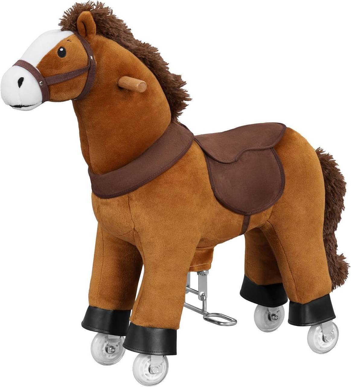 Ride-On Horse on Wheels with Sound, Ages 3 and Up